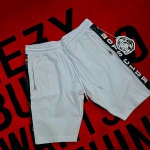 Billionaire Boys Club White shorts w/ Paisley Print